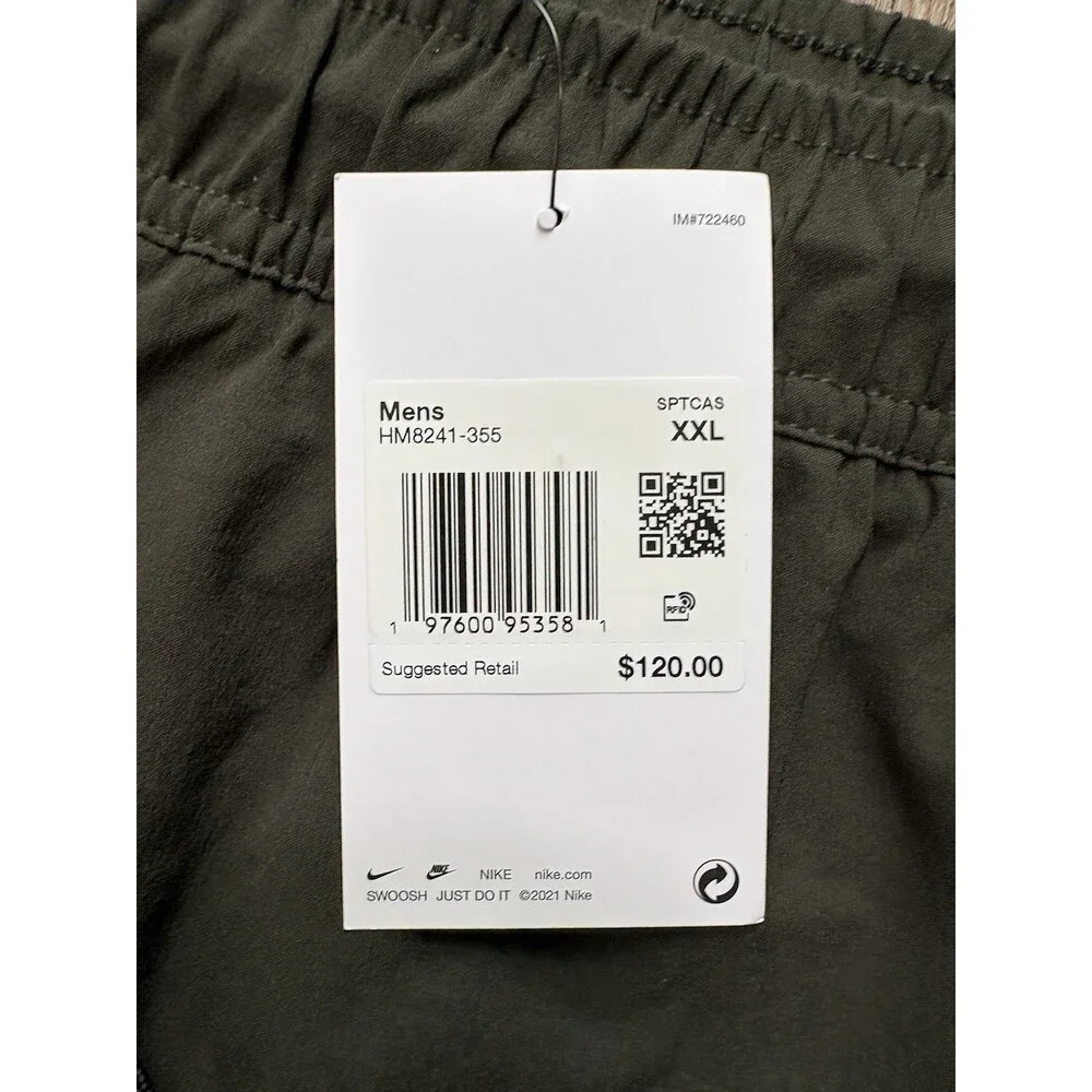 Nike Tech Woven Pants Sequoia Green Men’s Sz XXL HM8241-355